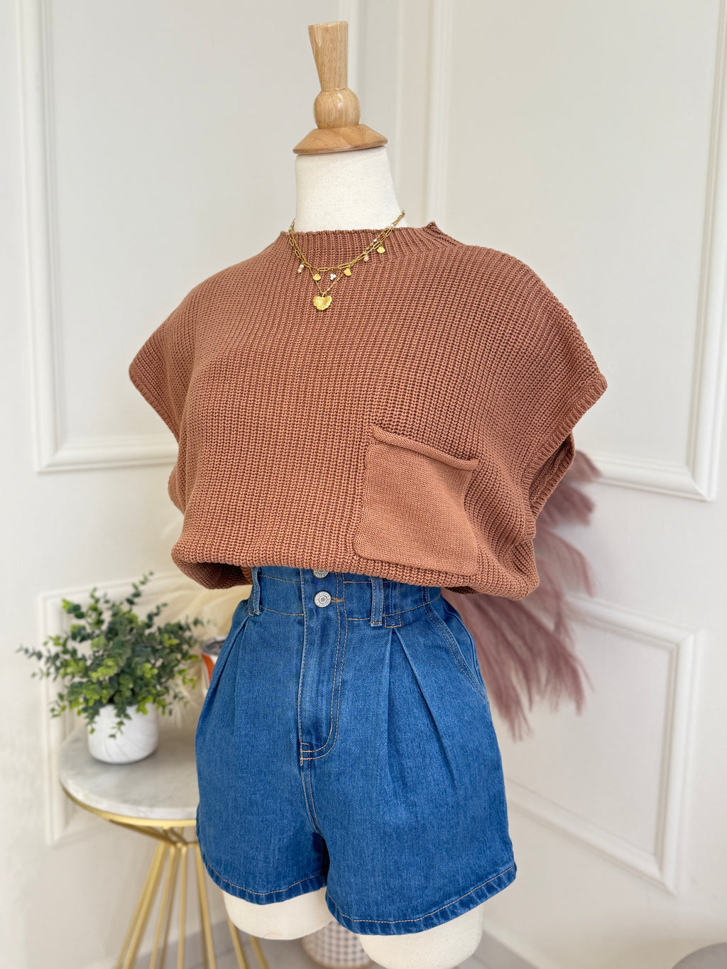 Camel Blouse