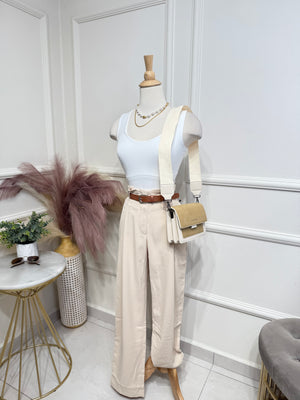 Cream Pant