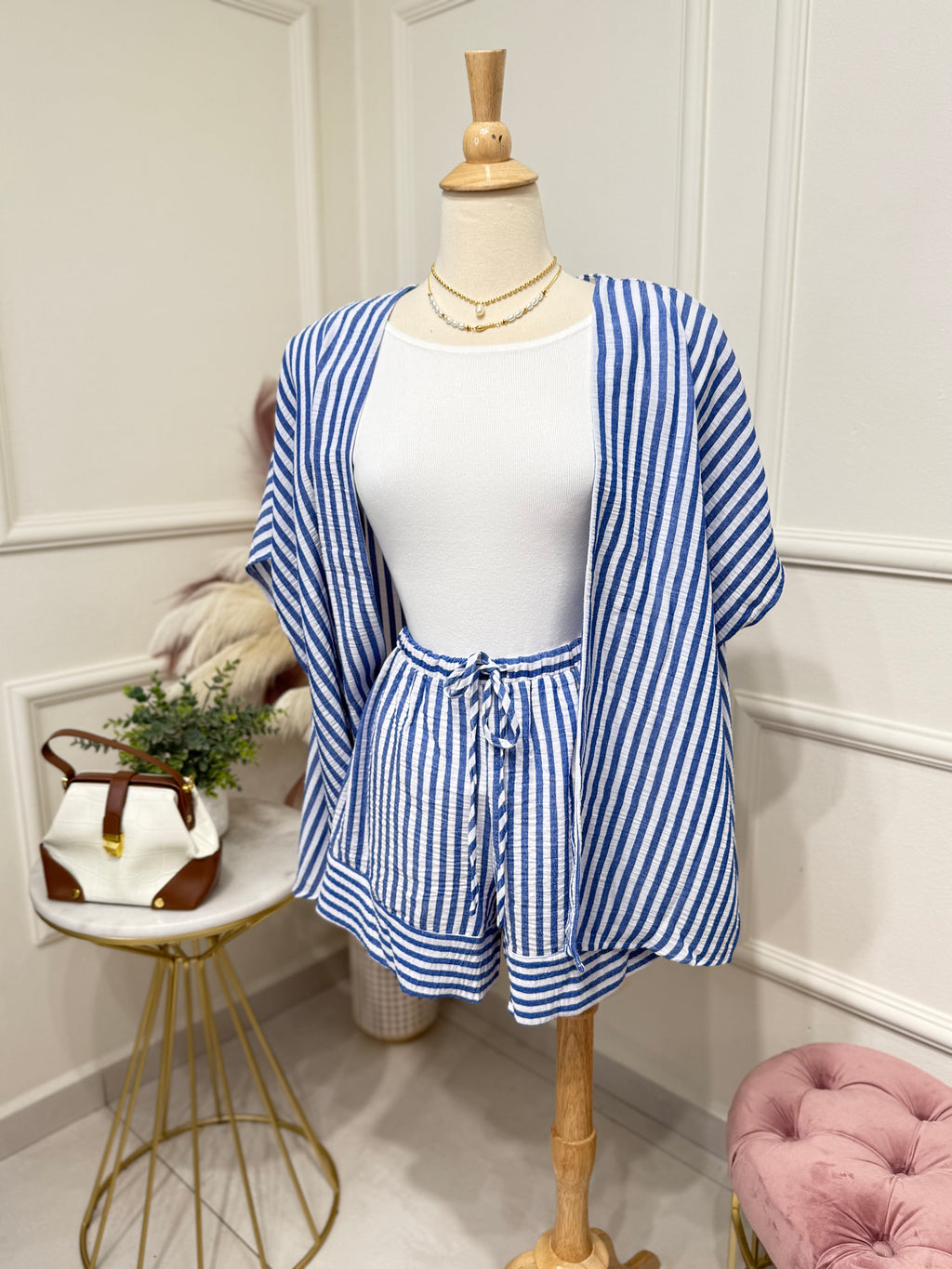 Blue lineas Set