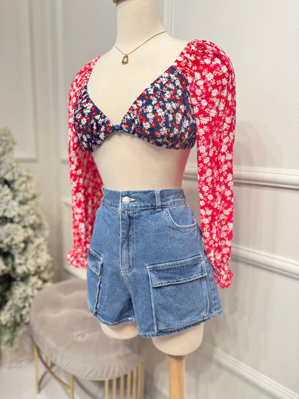 Denim short