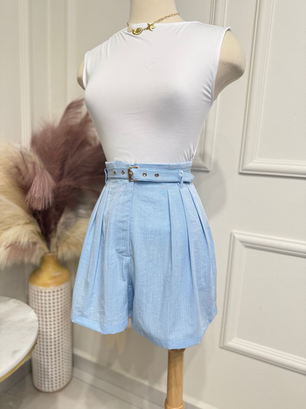 Baby blue Short