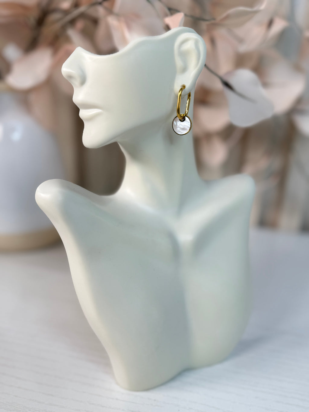 Gold & Pearl Earrings