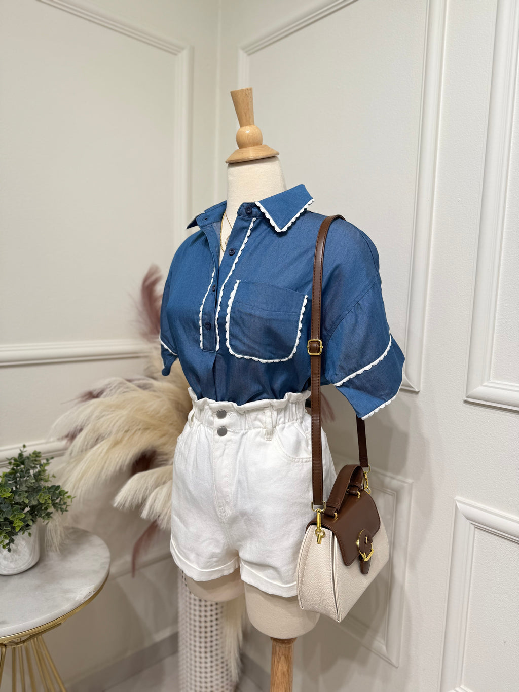 Denim Blouse