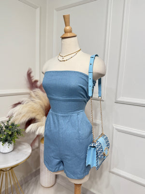 Light Denim Romper