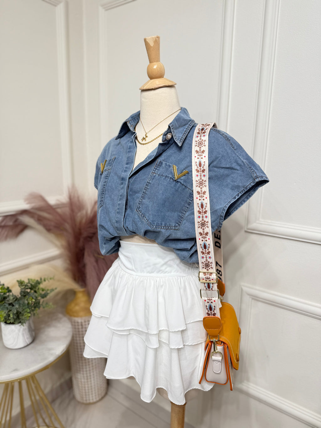 Denim Blouse