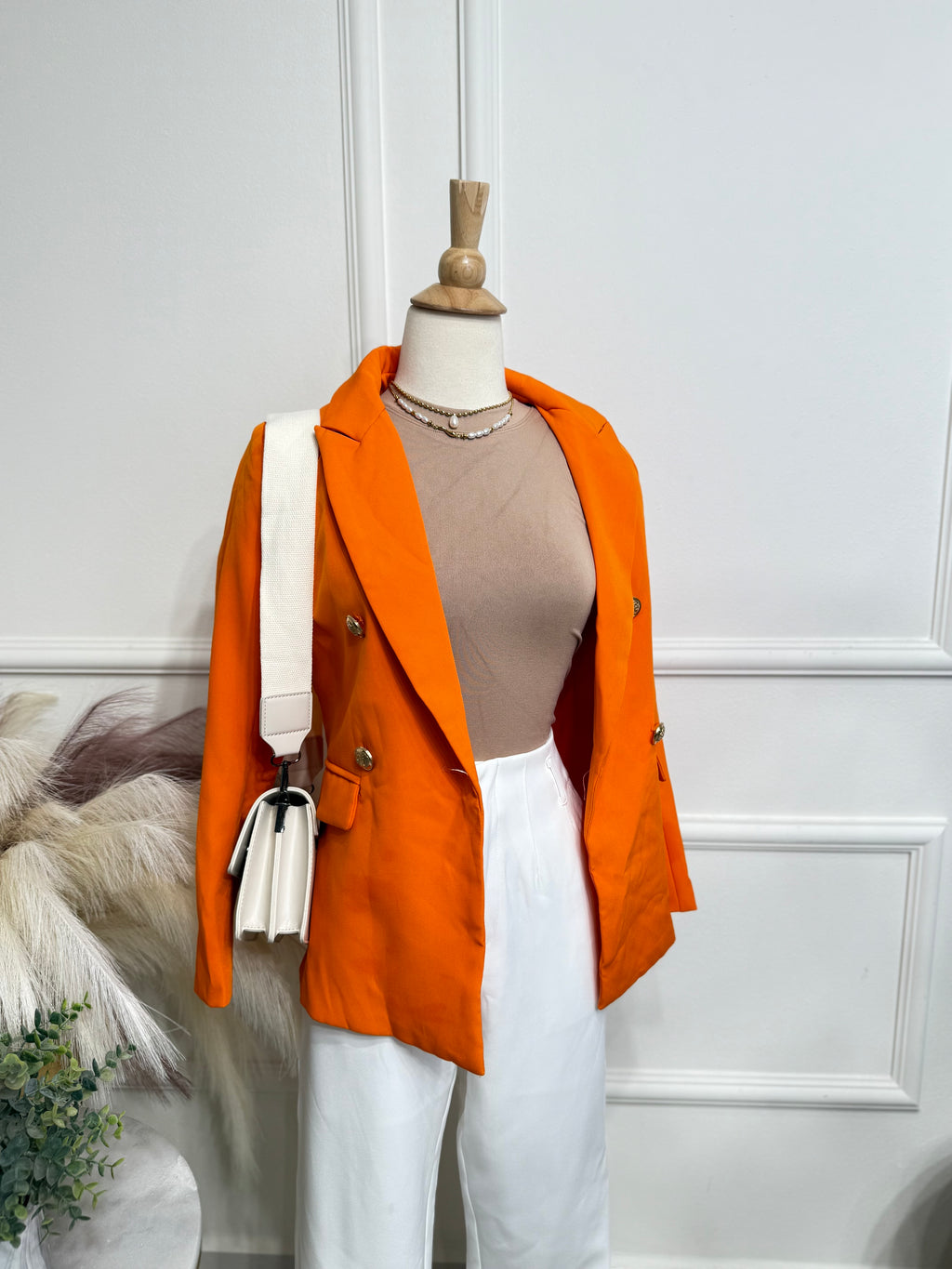 Orange Blazer