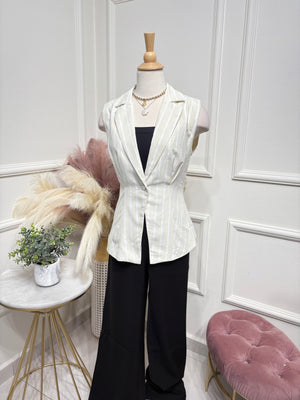 Cream vest