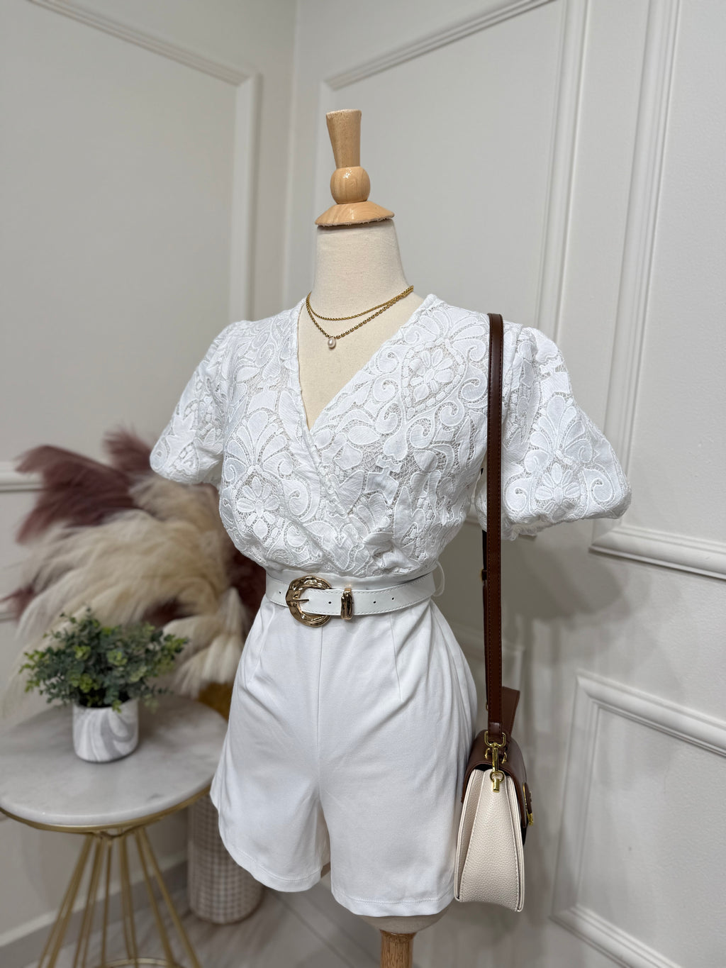 White romper