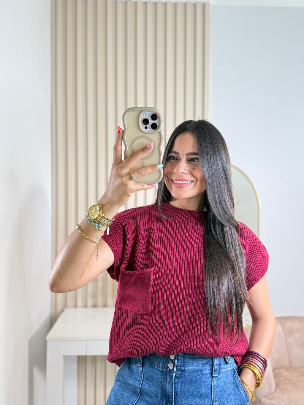 Burgundy Top