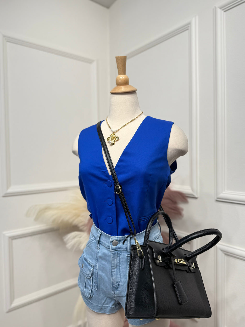 Blue vest