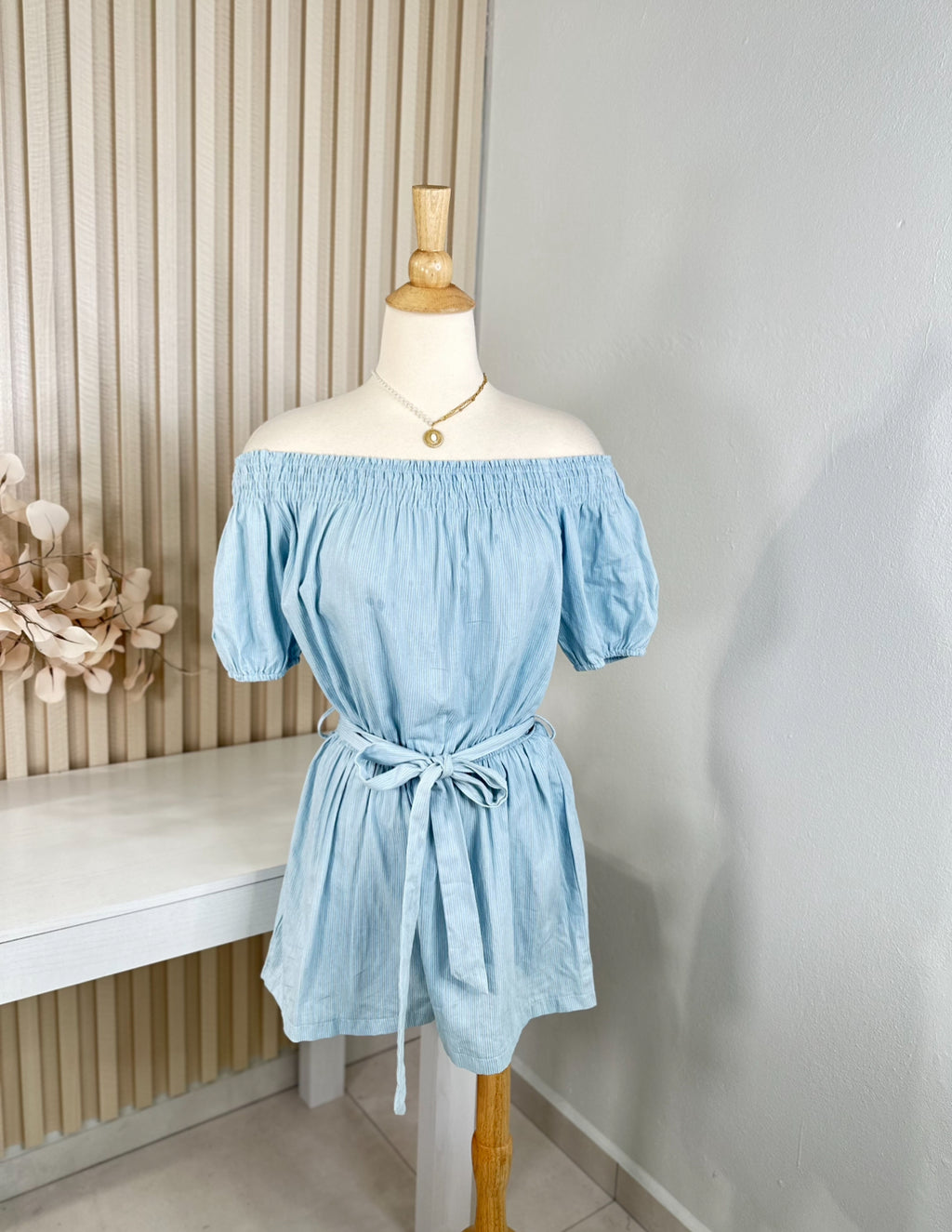 Blue romper