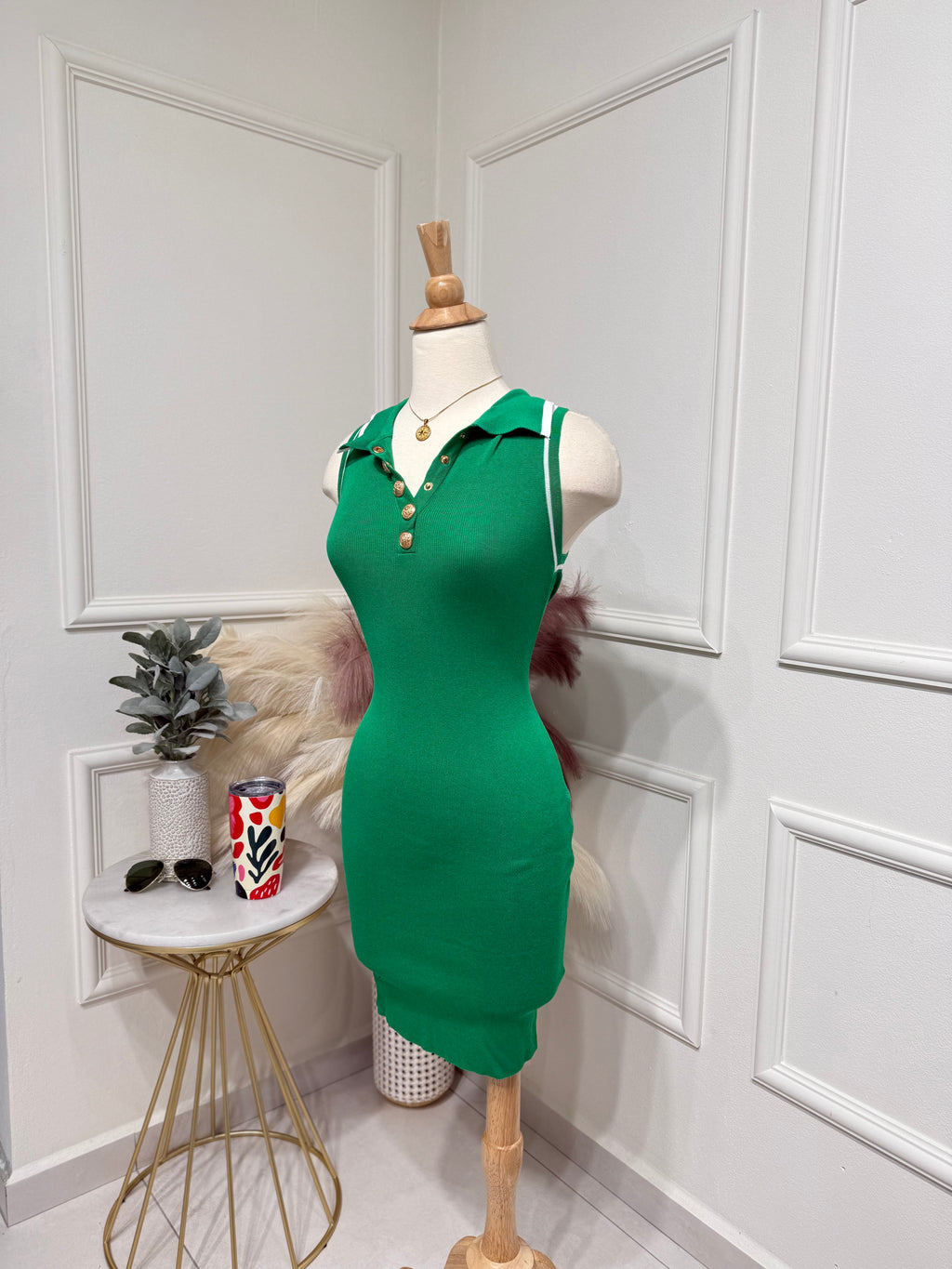 Green dress