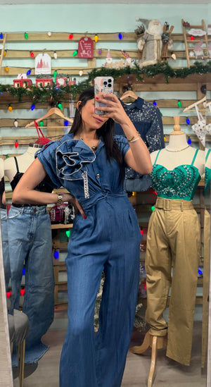 Denim jumpsuit