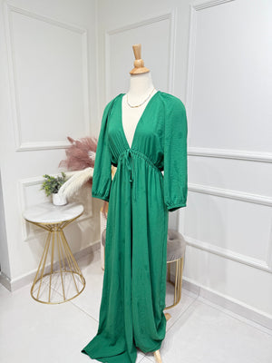 Green jumpsuit