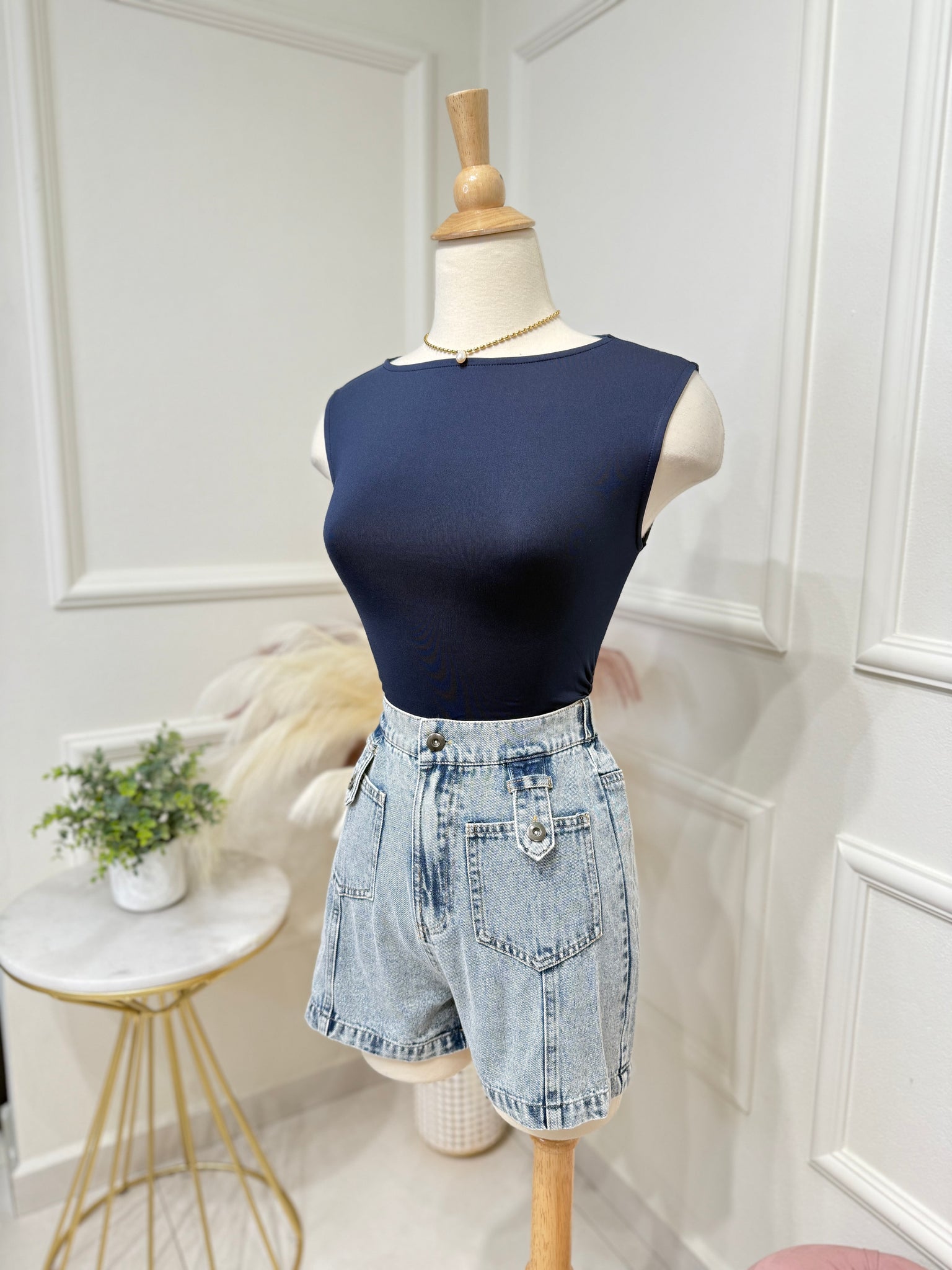 Denim short