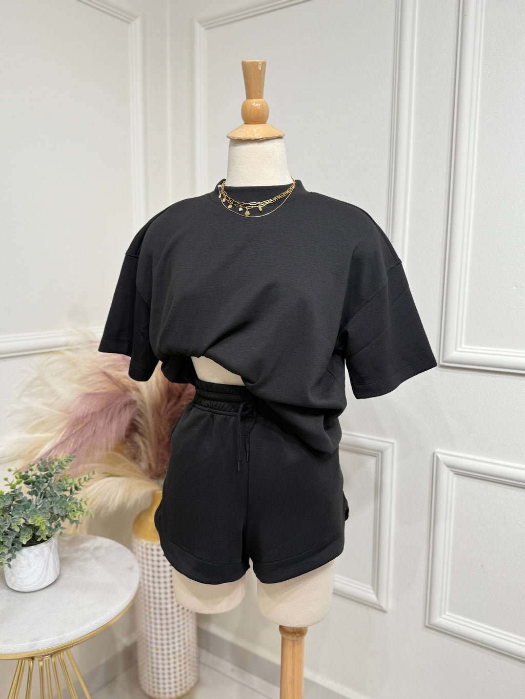 Black Short Set