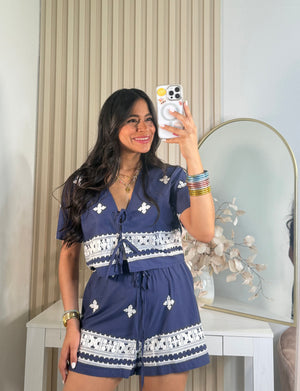 Navy Boho Set