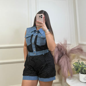 Black Denim Set