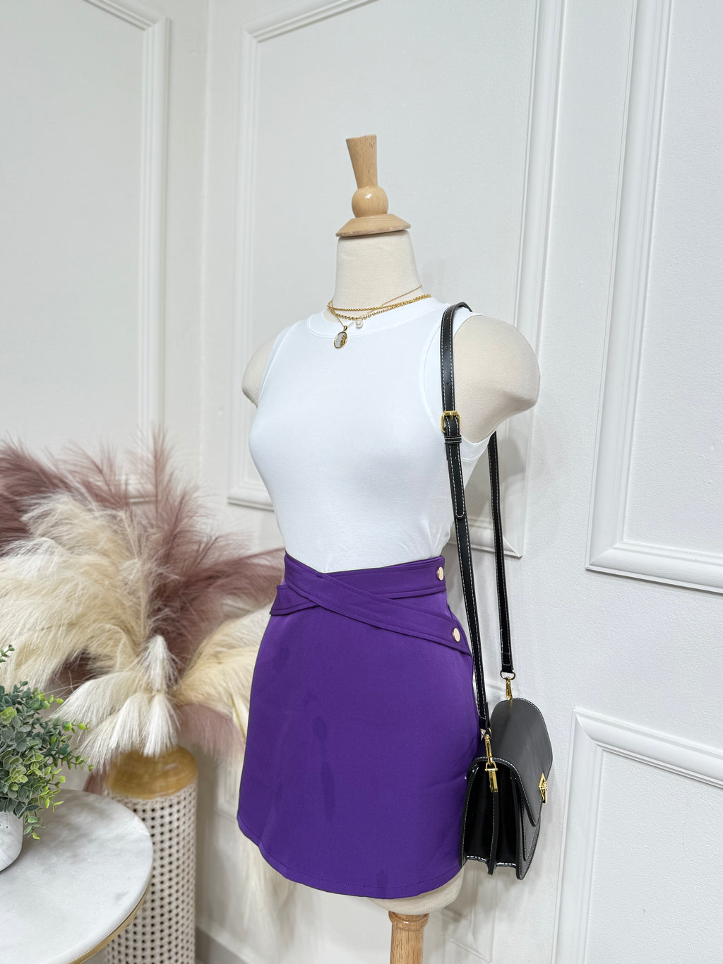 Purple skort