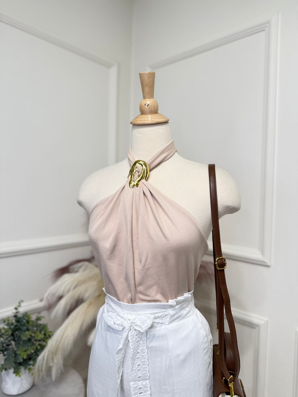 Cream blouse