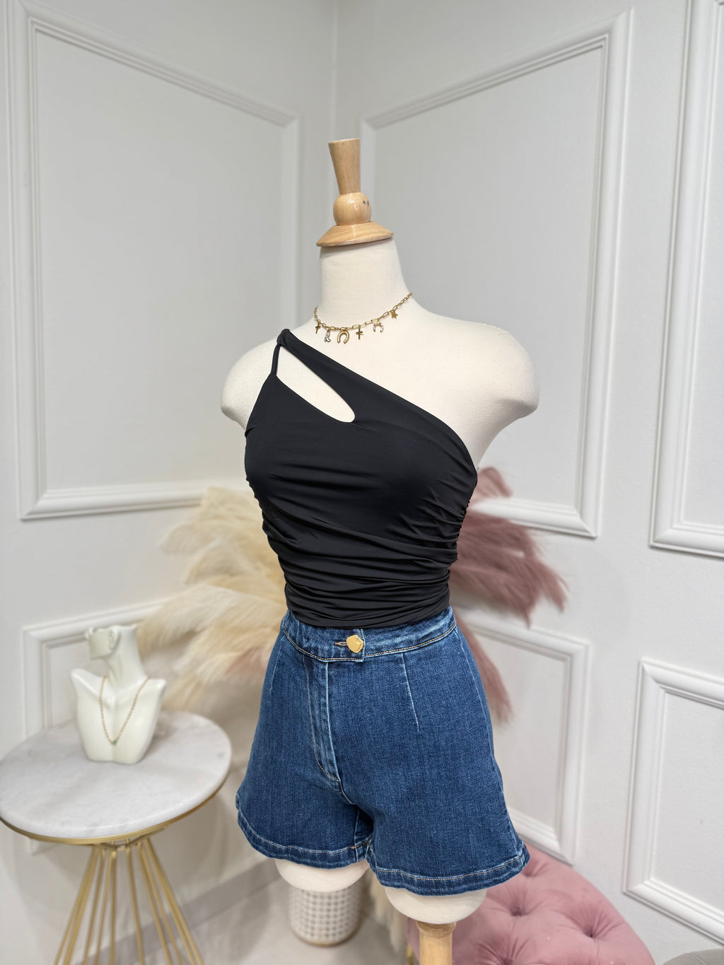 Denim short