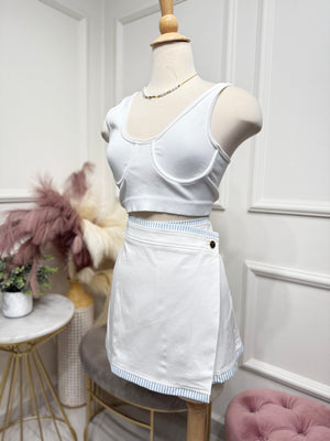White skort