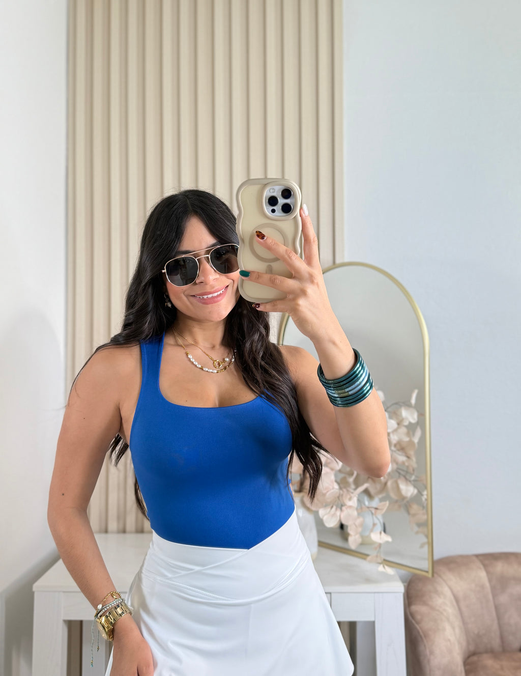 Royal Blue basic top