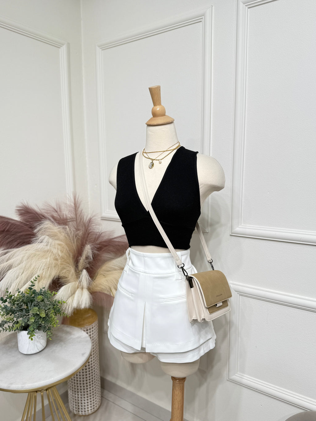 White skort
