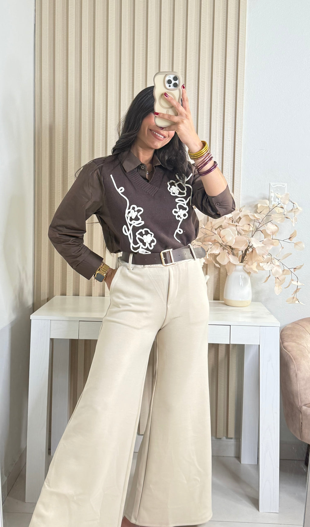 Pant italiana con spandex
