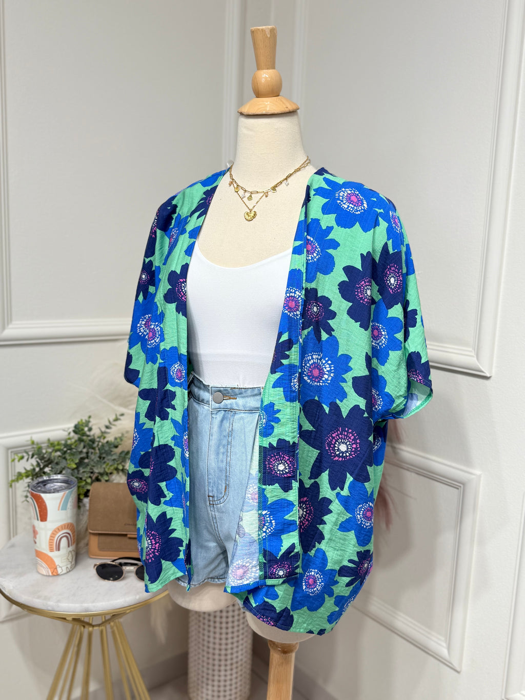 Blue Flowers Blouse