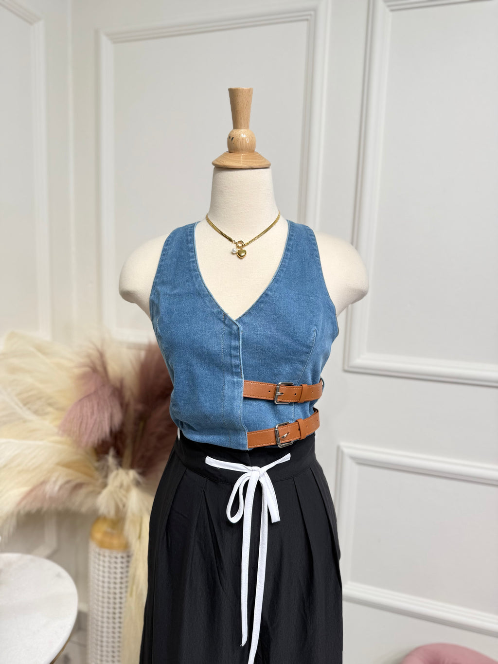 Denim vest