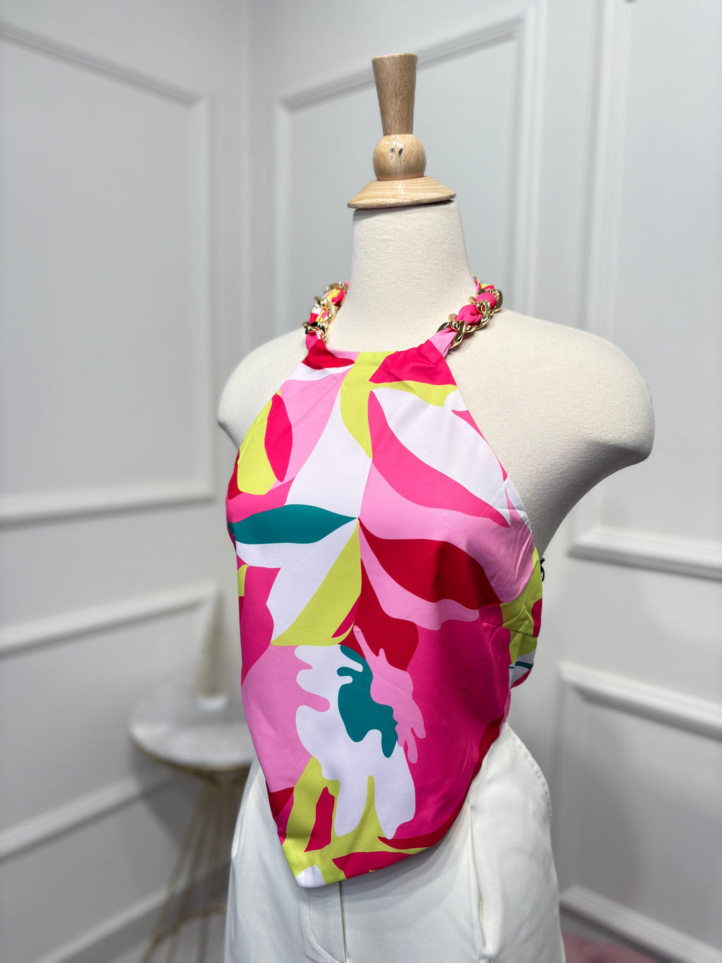 Details blouse pink