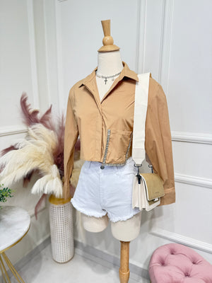 Camel Fashion Top