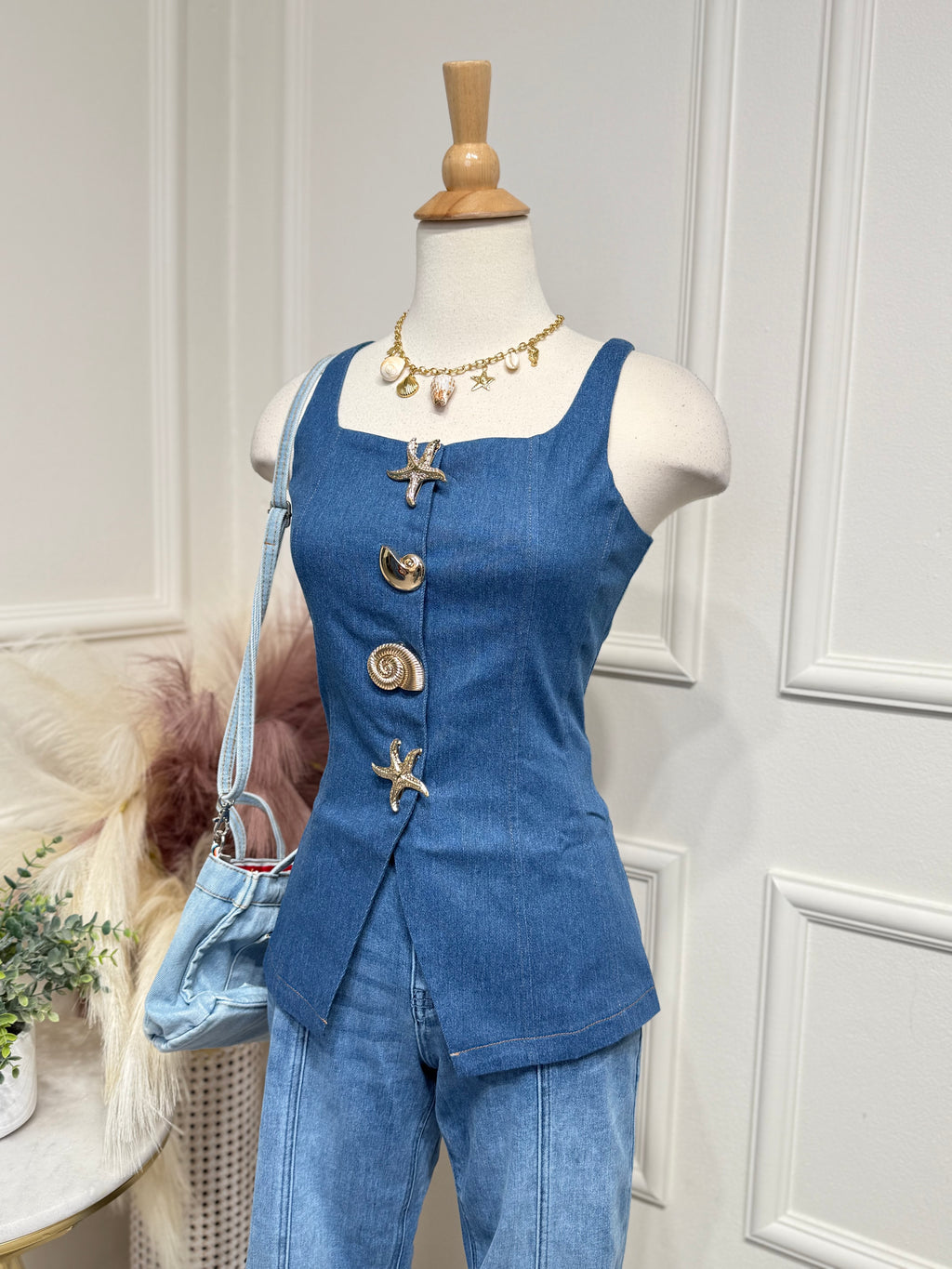 Light Denim Vest