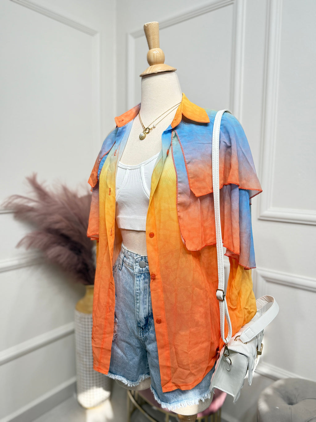 Sunrise multi blouse