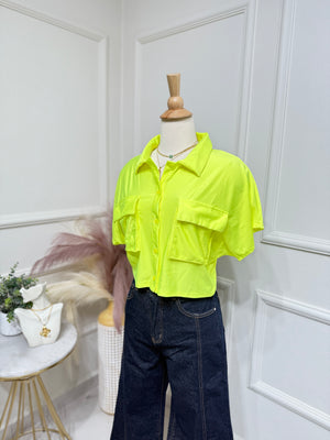 Lime blouse