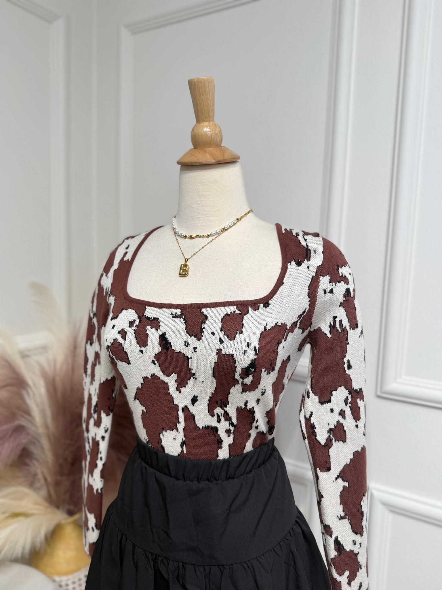 Brown Cow Blouse