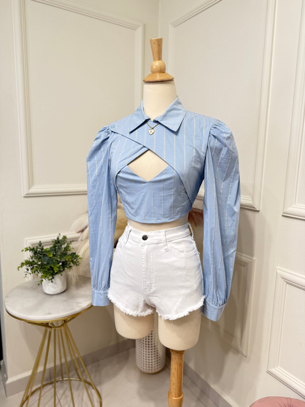 Blue blouse