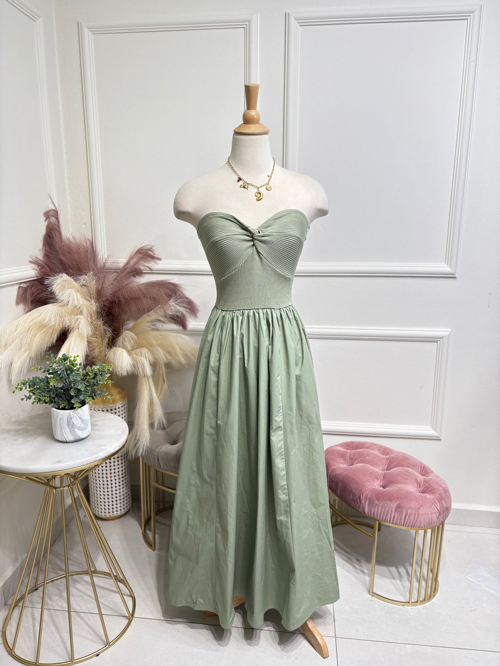 Sage dress