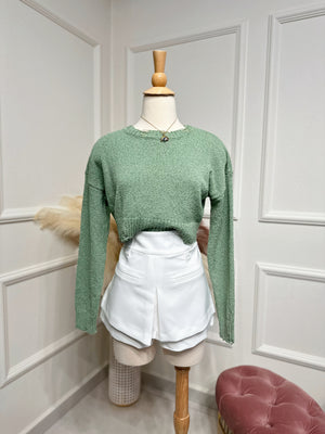 Mint sweater top