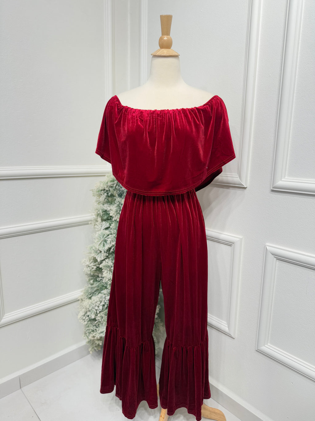 Burgundy Jumpsuit