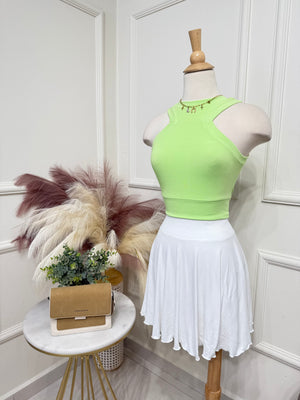 Green basic top