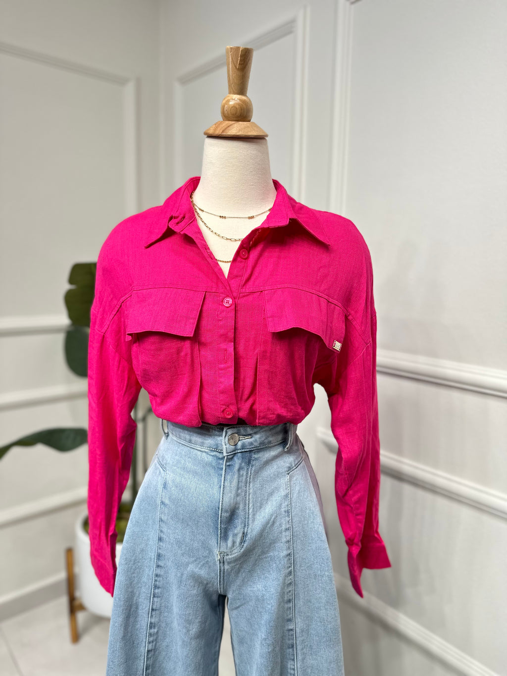 Cargo Pink Blouse