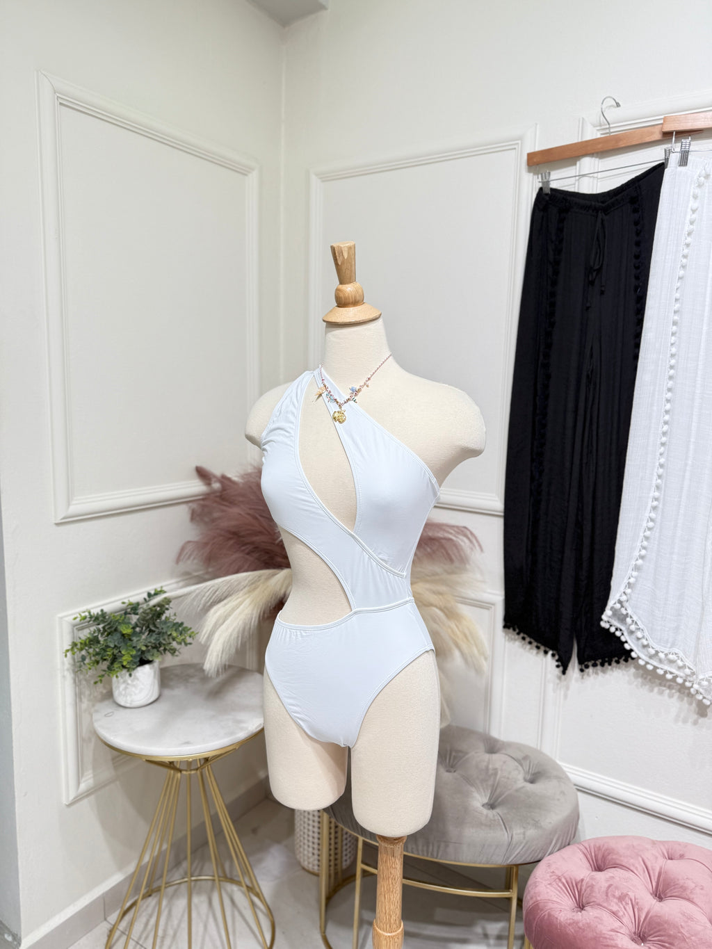 Swimwear white