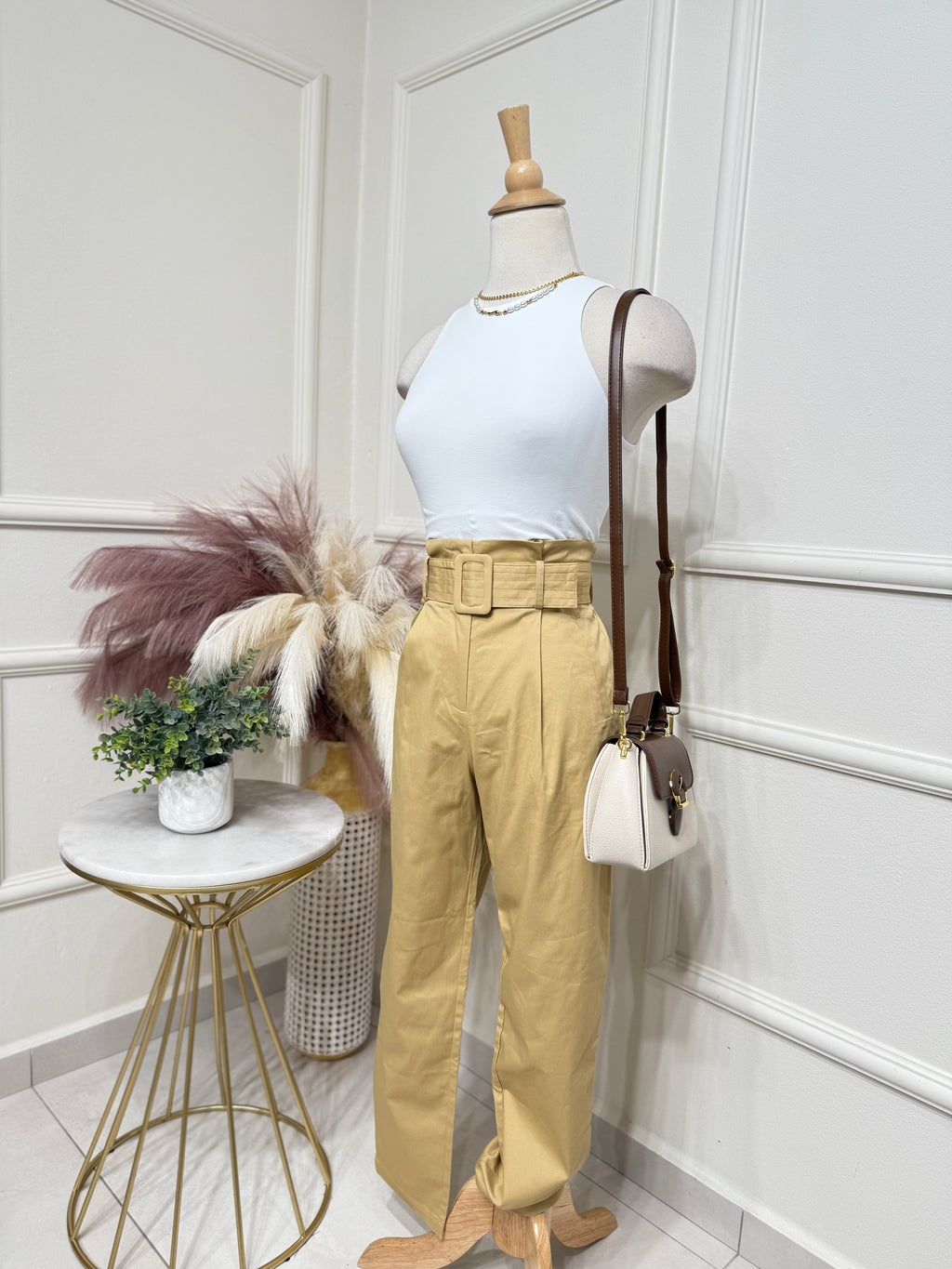 Cream Pant