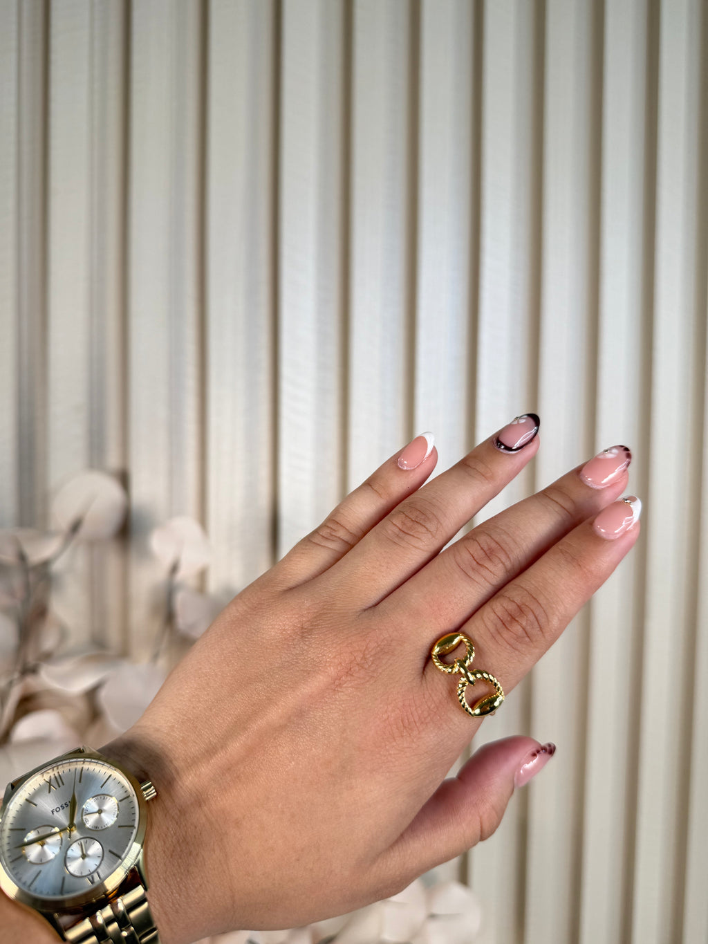 Coquette Gold Ring Adjustable