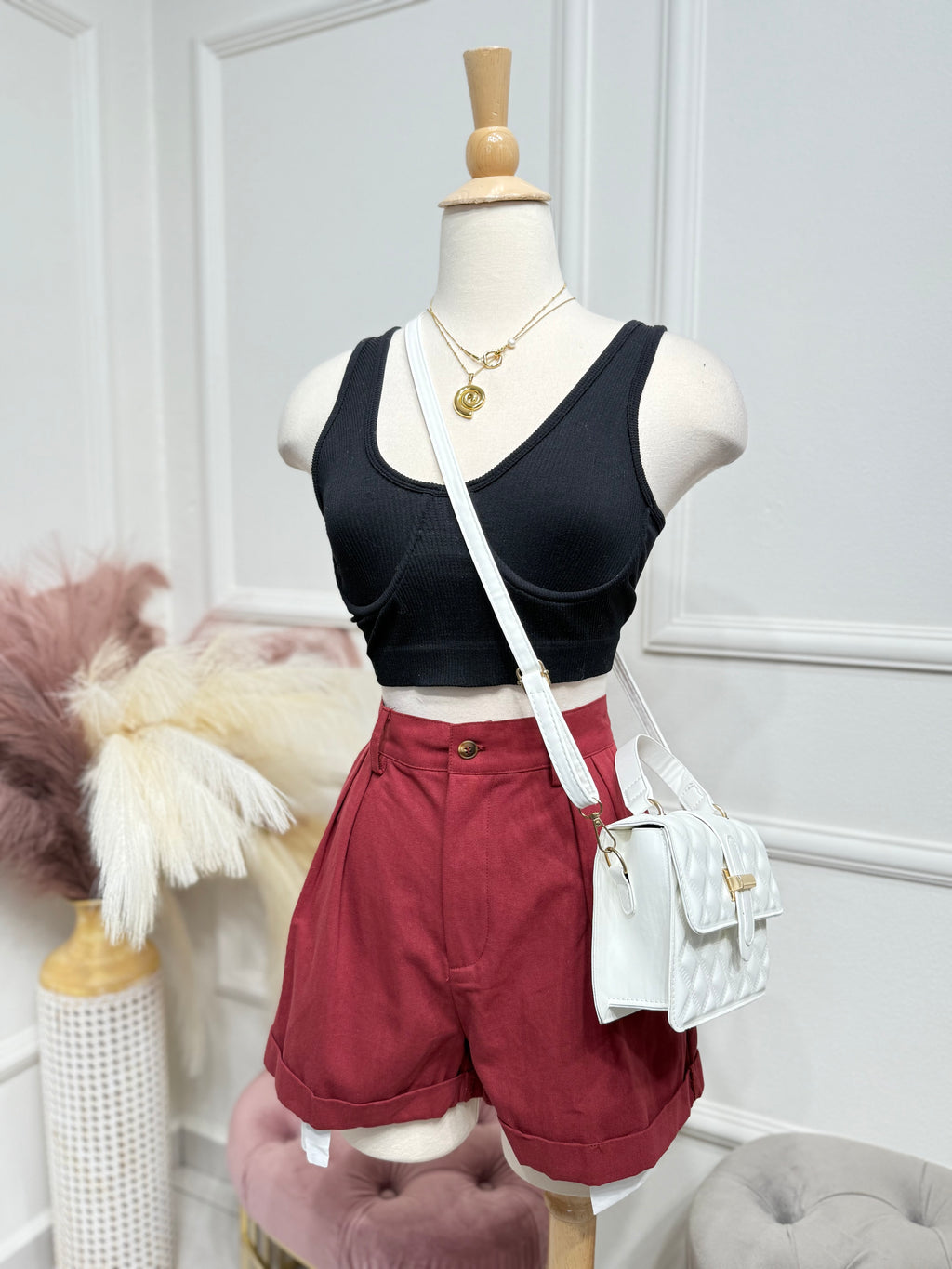 Burgundy Short