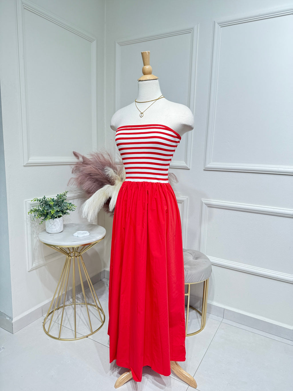 Red dress