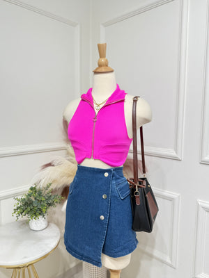 Skort denim