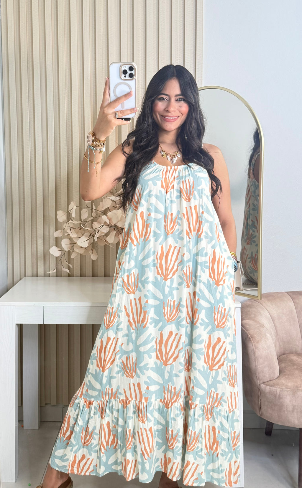 Aqua Dress
